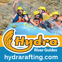 Hydra River rafting map ad 2020