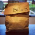 Delivery bag of food from Foodie Online